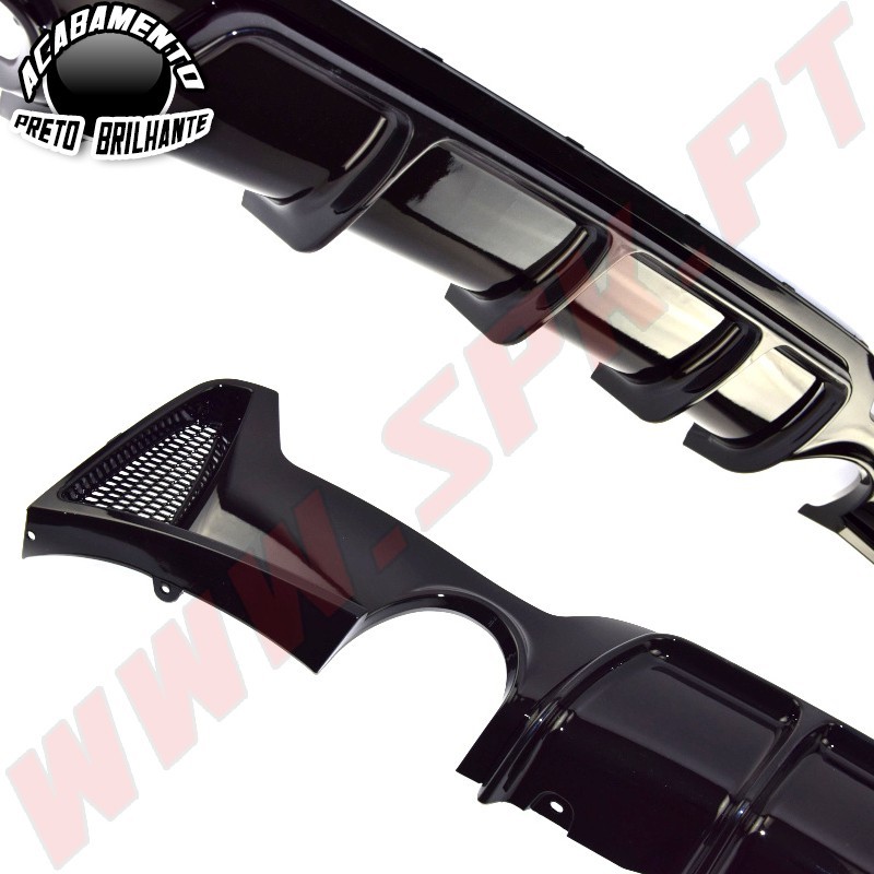 Difusor Traseiro Look M-Performance - BMW F32 / F33 / F36 (2013-2020)