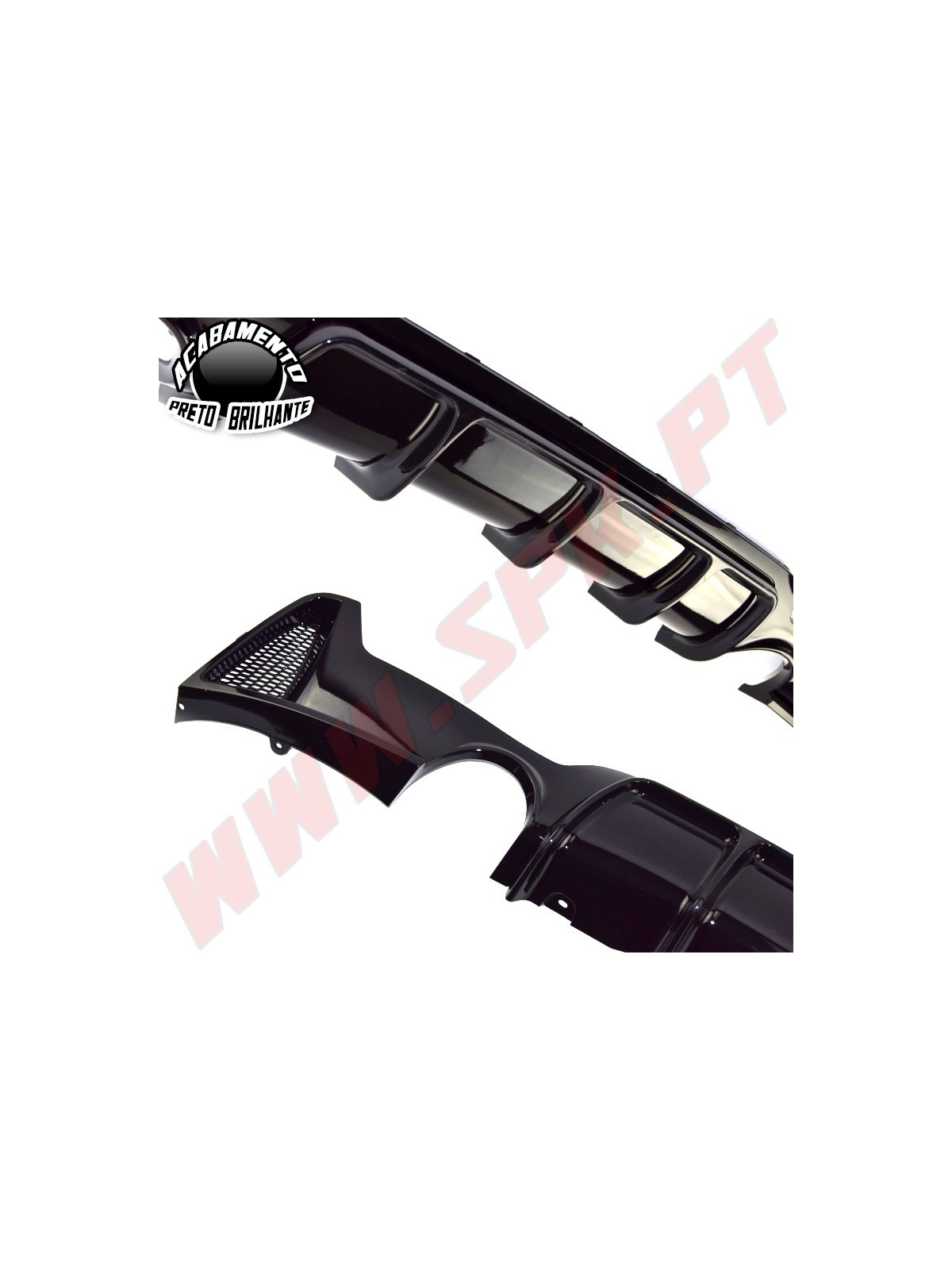 Difusor Traseiro Look M-Performance - BMW F32 / F33 / F36 (2013-2020)