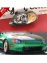 Faróis Look JDM Black - Honda DelSol (1992-1998)
