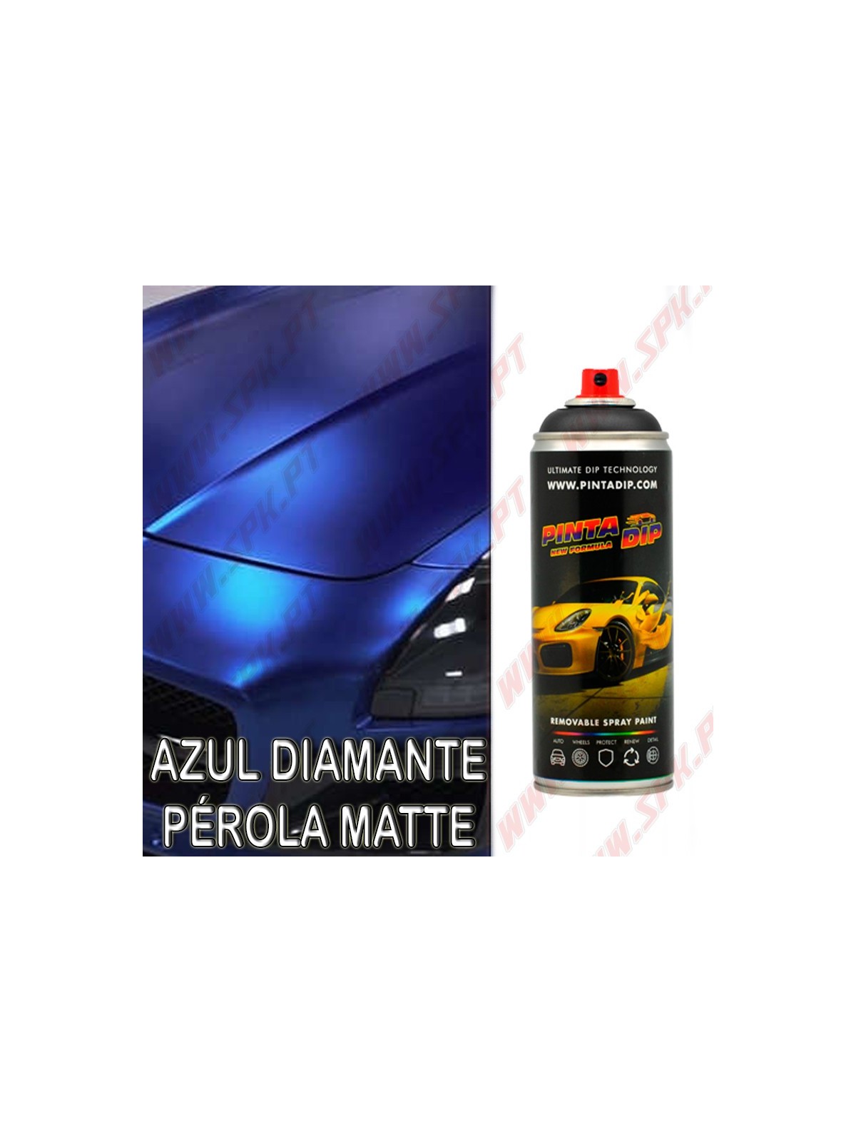 Spray 400ml Pinta Dip - Azul Diamante Pérola Matte