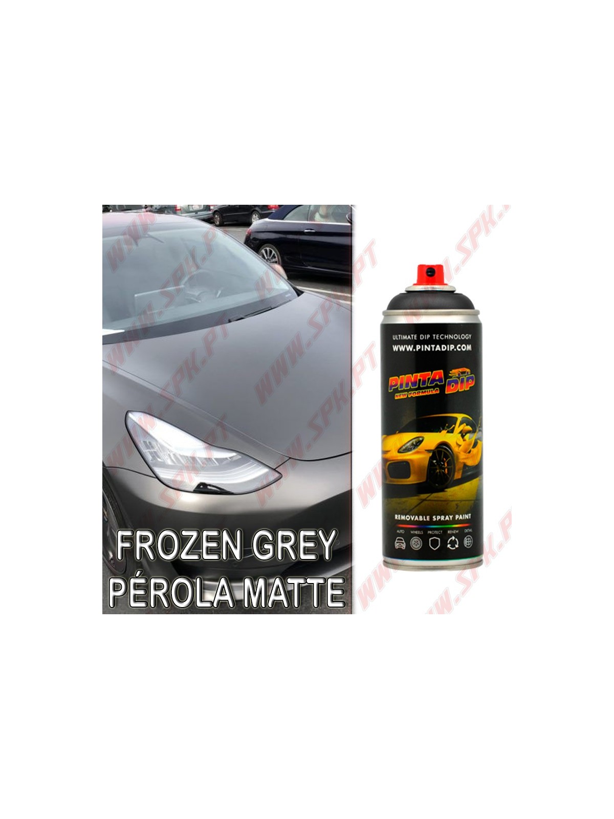 Spray 400ml Pinta Dip - Frozen Grey Pérola Matte