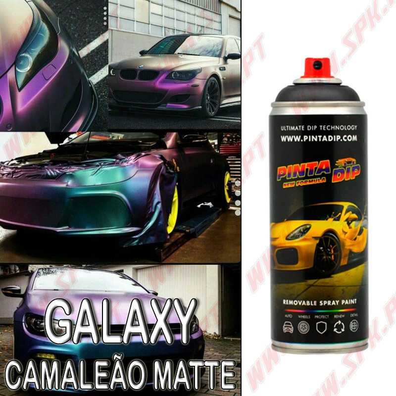 Spray 400ml Pinta Dip - Galaxy Camaleão Matte Spray 400ml Pinta Dip - Galaxy Camaleão Matte