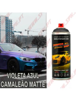 Spray 400ml Pinta Dip - Violeta Azul Camaleão Matte