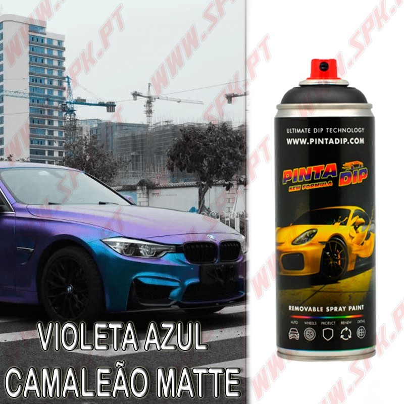Spray 400ml Pinta Dip - Violeta Azul Camaleão Matte
