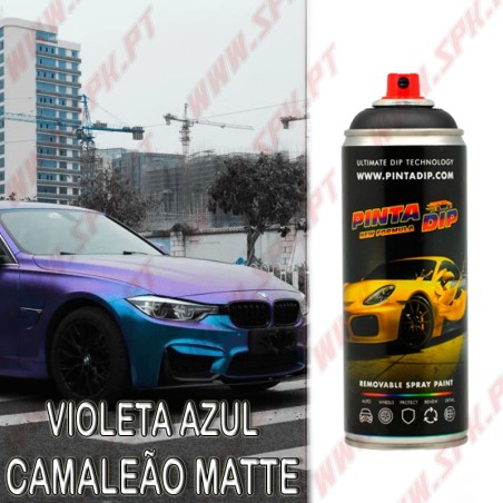 Spray 400ml Pinta Dip - Violeta Azul Camaleão Matte
