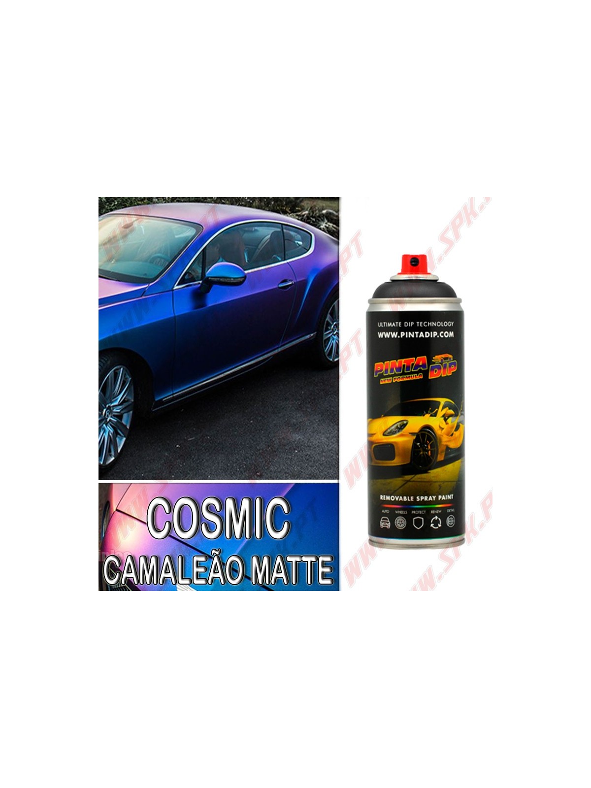 Spray 400ml Pinta Dip - Cosmic Camaleão Matte