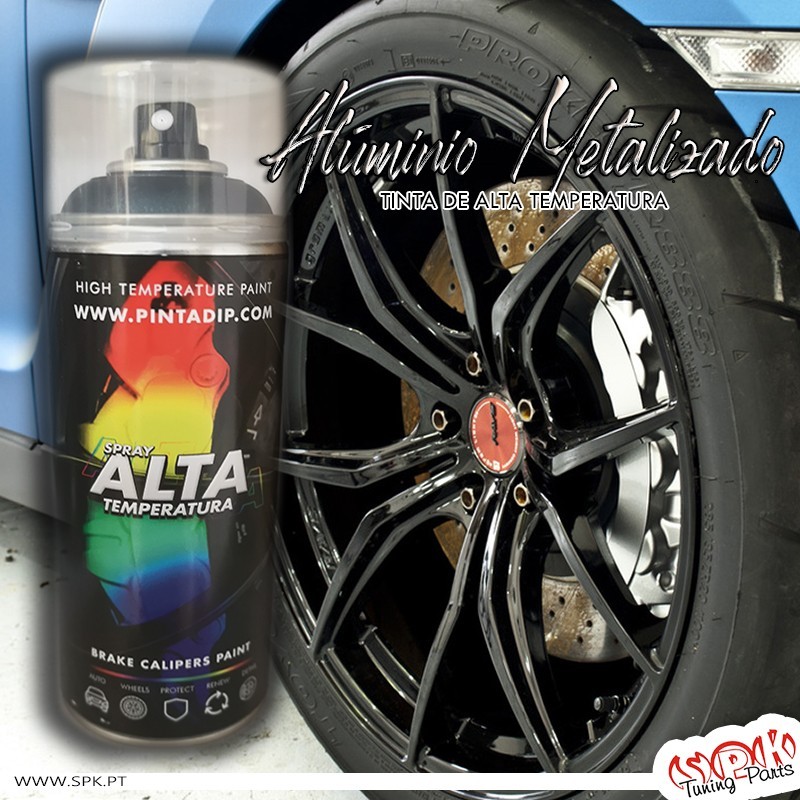 Spray 400ml Pinta Dip Alta Temperatura - Alúminio Metalizado Spray 400ml Pinta Dip Alta Temperatura - Alúminio Metalizado