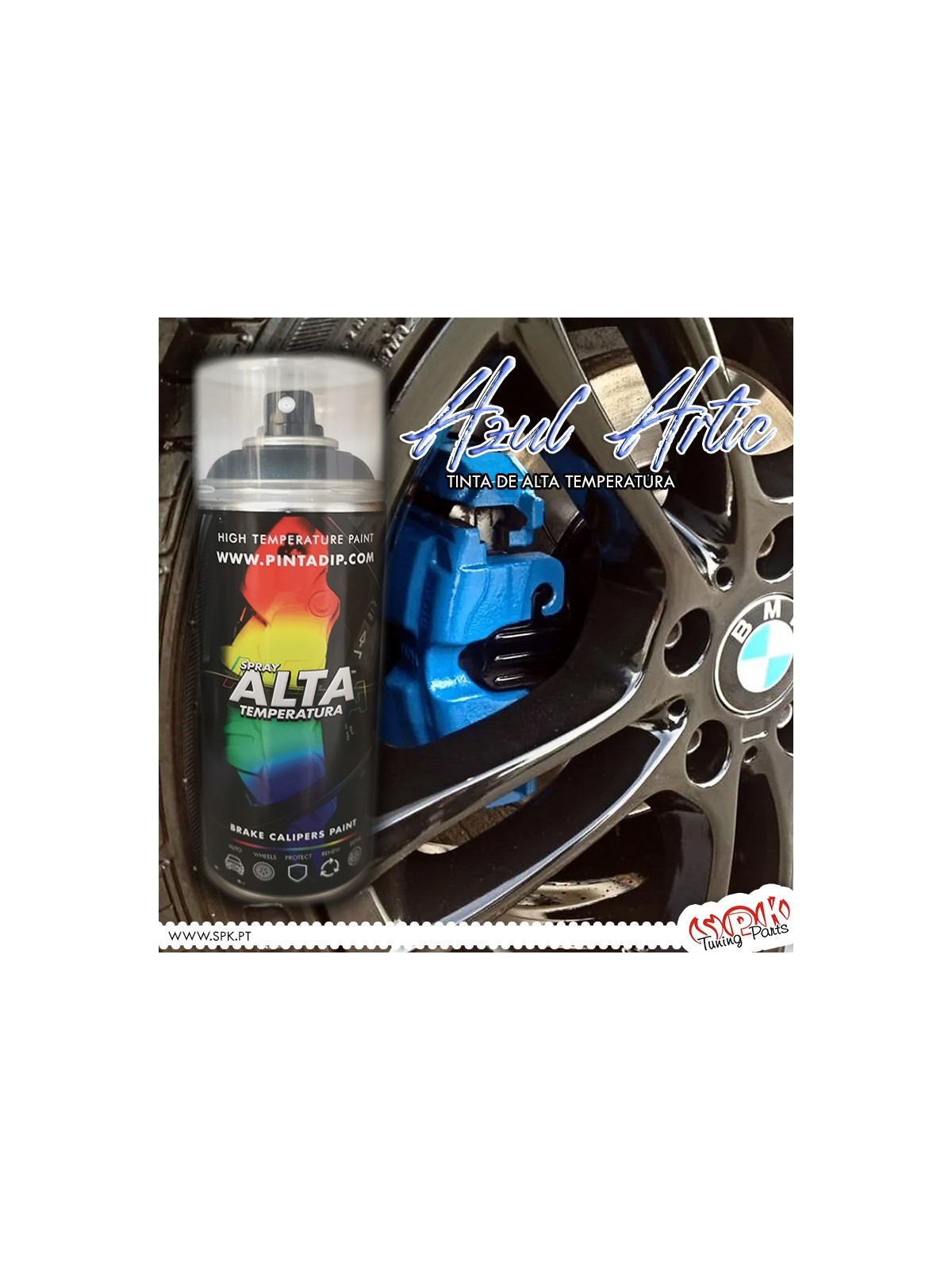 Spray 400ml Pinta Dip Alta Temperatura - Azul Artic