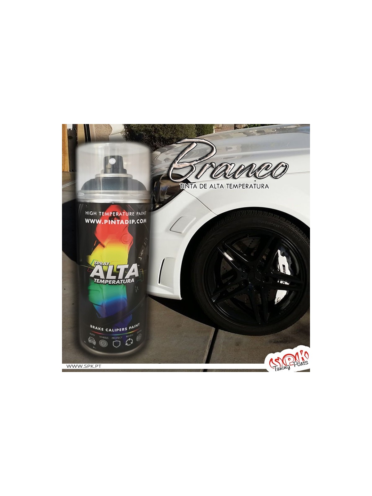 Spray 400ml Pinta Dip Alta Temperatura - Branco Spray 400ml Pinta Dip Alta Temperatura - Branco