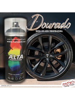 Spray 400ml Pinta Dip Alta Temperatura - Dourado