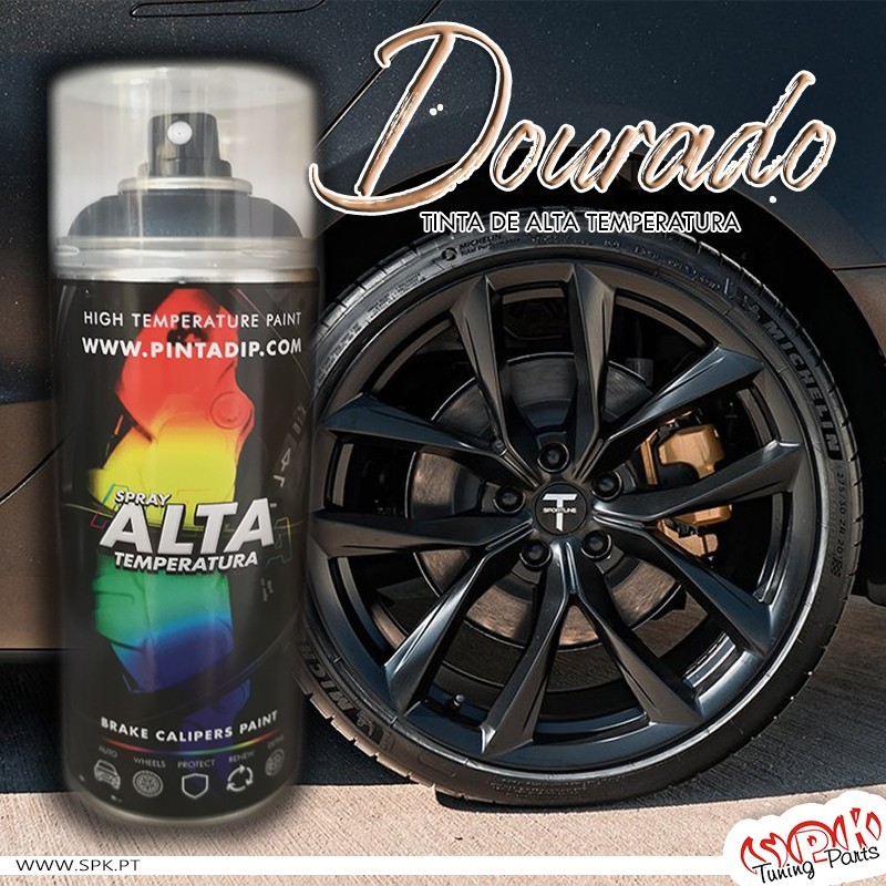 Spray 400ml Pinta Dip Alta Temperatura - Dourado