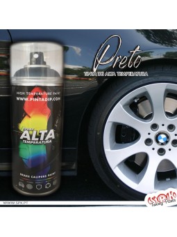 Spray 400ml Pinta Dip Alta Temperatura - Preto