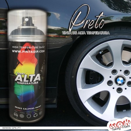 Spray 400ml Pinta Dip Alta Temperatura - Preto