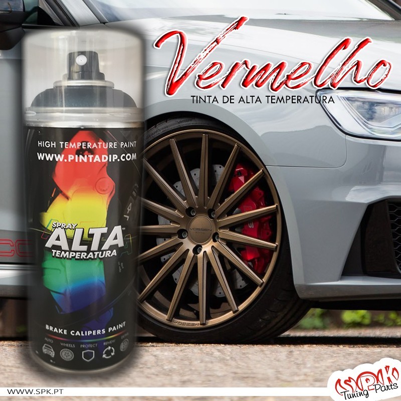 Spray 400ml Pinta Dip Alta Temperatura - Vermelho