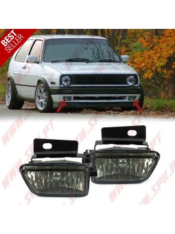 Faróis de Nevoeiro Look OEM Smoke - VW Golf 2 / Jetta (1984-1991)