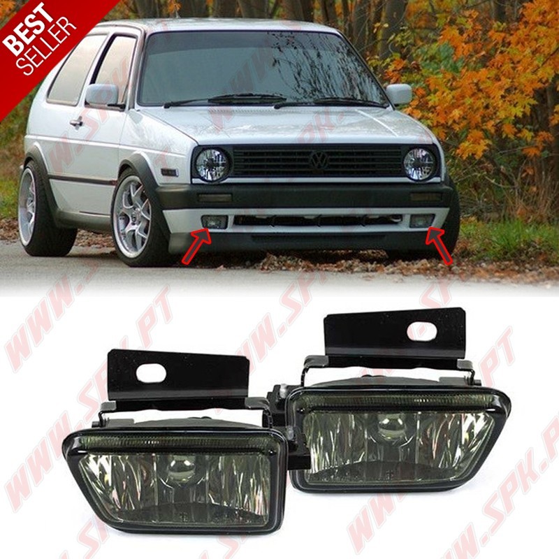Faróis de Nevoeiro Look OEM Smoke - VW Golf 2 / Jetta (1984-1991) Faróis de Nevoeiro Look OEM Smoke - VW Golf 2 / Jetta (1984-1991)