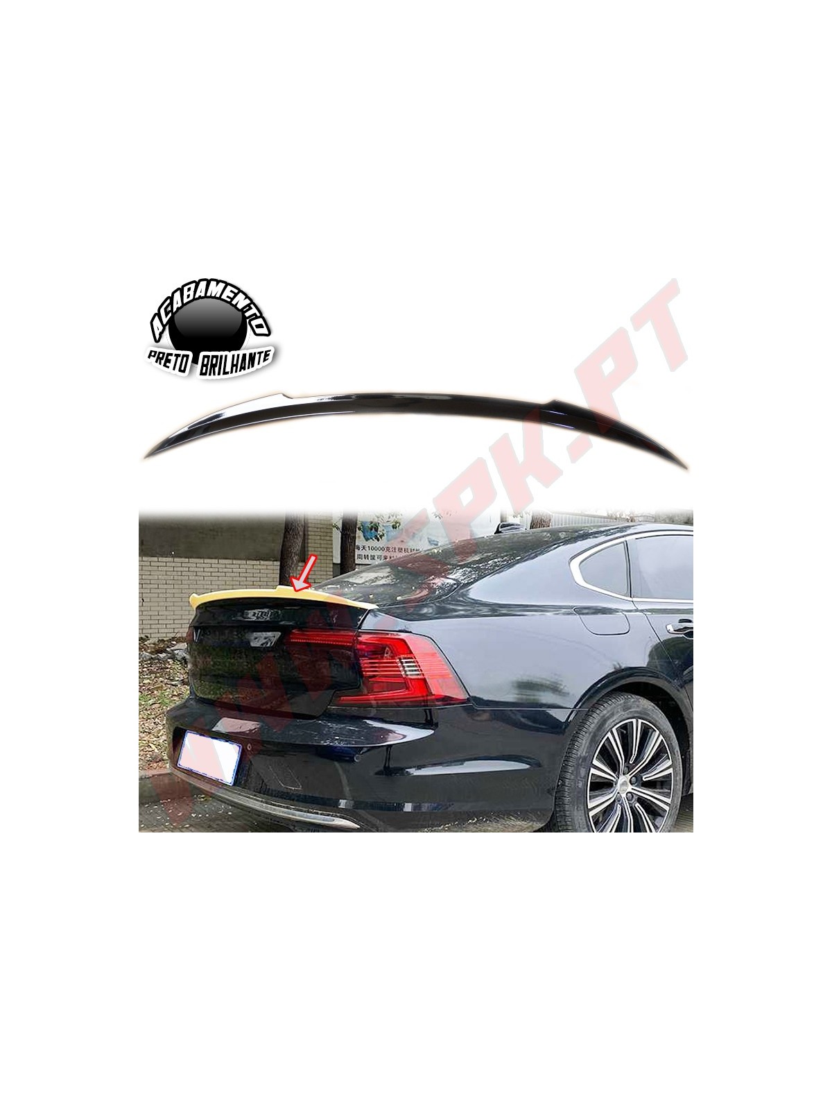 Aileron Traseiro Look M4 - Volvo S90 (2016-)