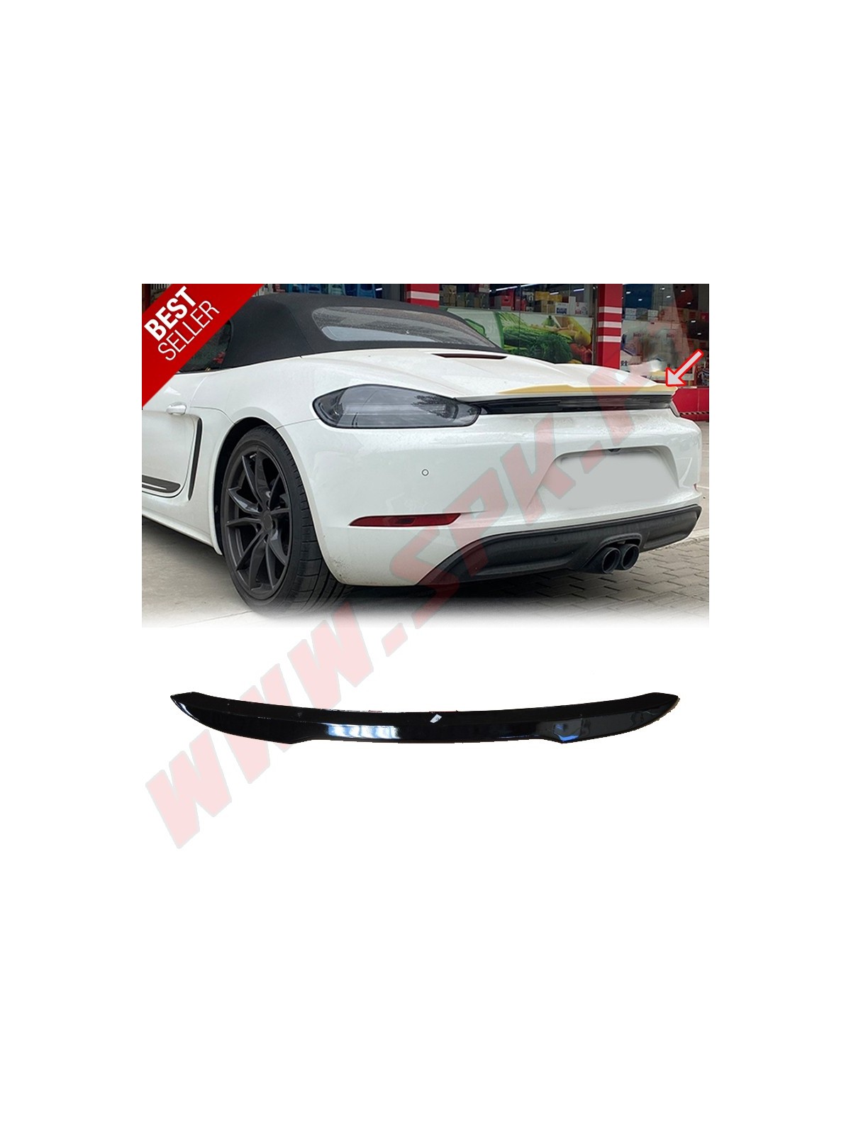 Aileron Traseiro Look M4 - Porsche Boxster 718 (2016-)