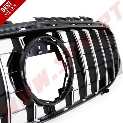 Grelhas Frontais Look GTR Chrome/Black - Mercedes CLA C118 / X118 (2019-)