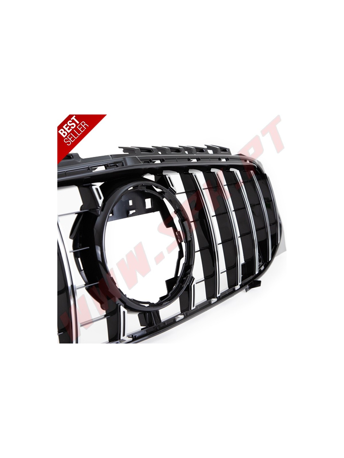 Grelhas Frontais Look GTR Chrome/Black - Mercedes CLA C118 / X118 (2019-)