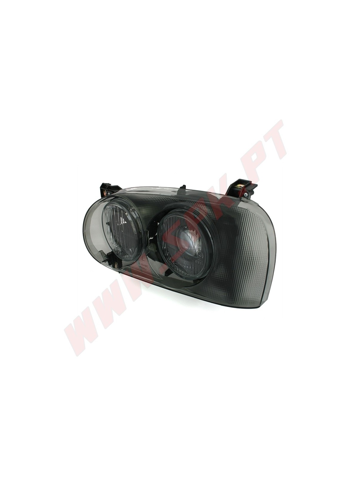Faróis Look Cross Smoke Black - VW Golf 3 (1991-1997) Faróis Look Cross Smoke Black - VW Golf 3 (1991-1997)