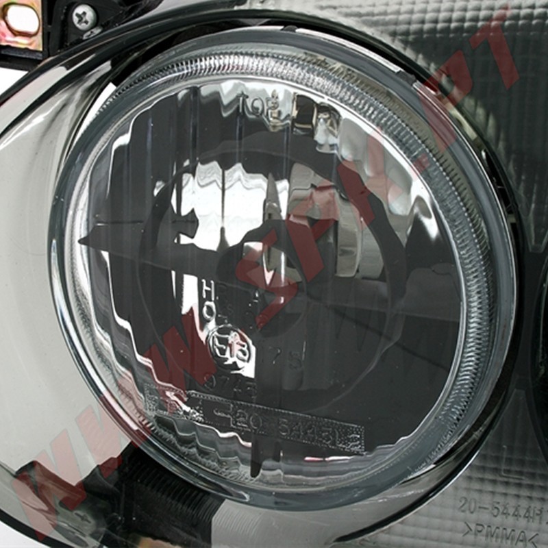 Faróis Look Cross Smoke Black - VW Golf 3 (1991-1997)