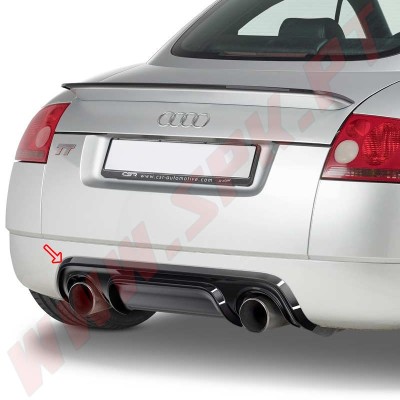 Difusor Traseiro Audi TT 8N Coupe / Cabrio - 2 Saídas de Escape (1998-2006)