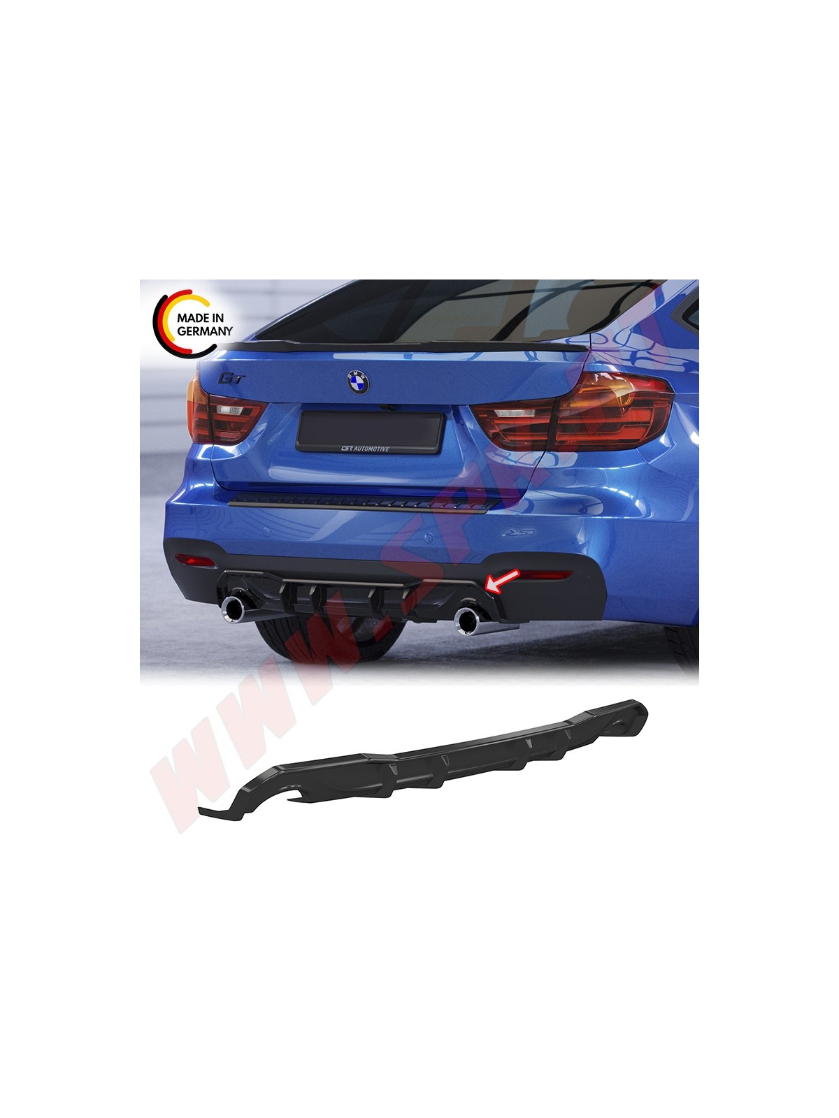 Difusor Traseiro BMW F34 GT - M (2013-2020)