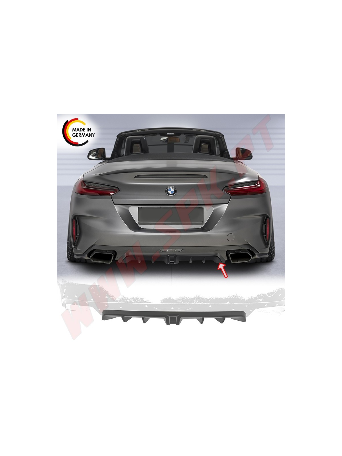 Difusor Traseiro BMW Z4 (G29) - M40i (2018-) Difusor Traseiro BMW Z4 (G29) - M40i (2018-)