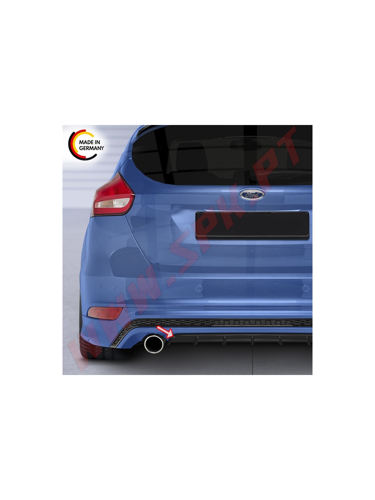 Difusor Traseiro Ford Focus MK3 ST-Line (2015-2018)
