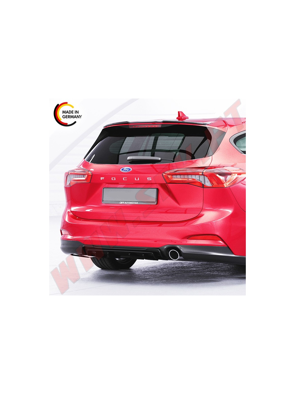 Difusor Traseiro Ford Focus MK4 Turnier (2018-2022) Difusor Traseiro Ford Focus MK4 Turnier (2018-2022)