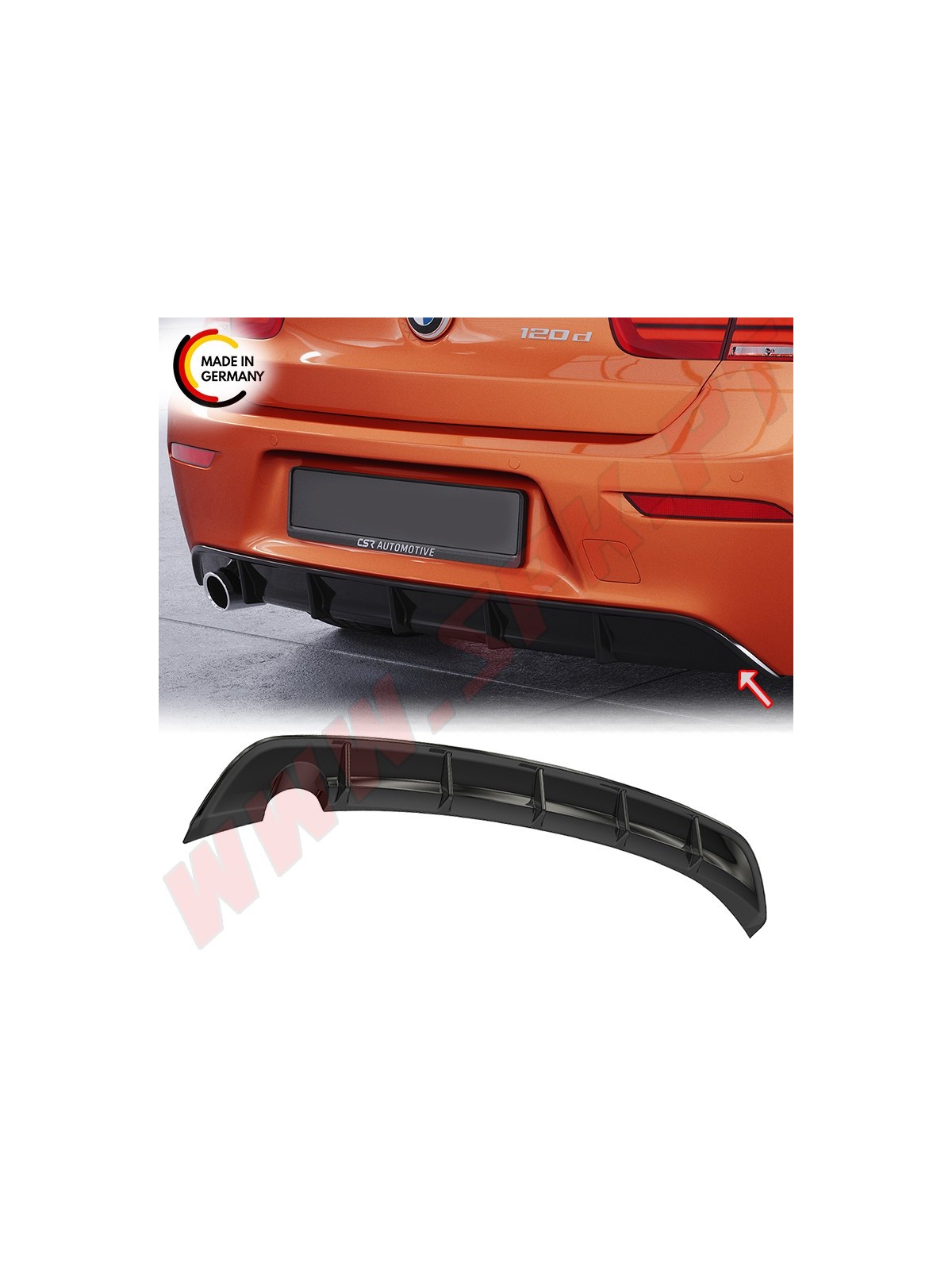 Difusor Traseiro LOOK M-Performance BMW F20 / F21 LCI "Standard" Difusor Traseiro LOOK M-Performance BMW F20 / F21 LCI "Standard"