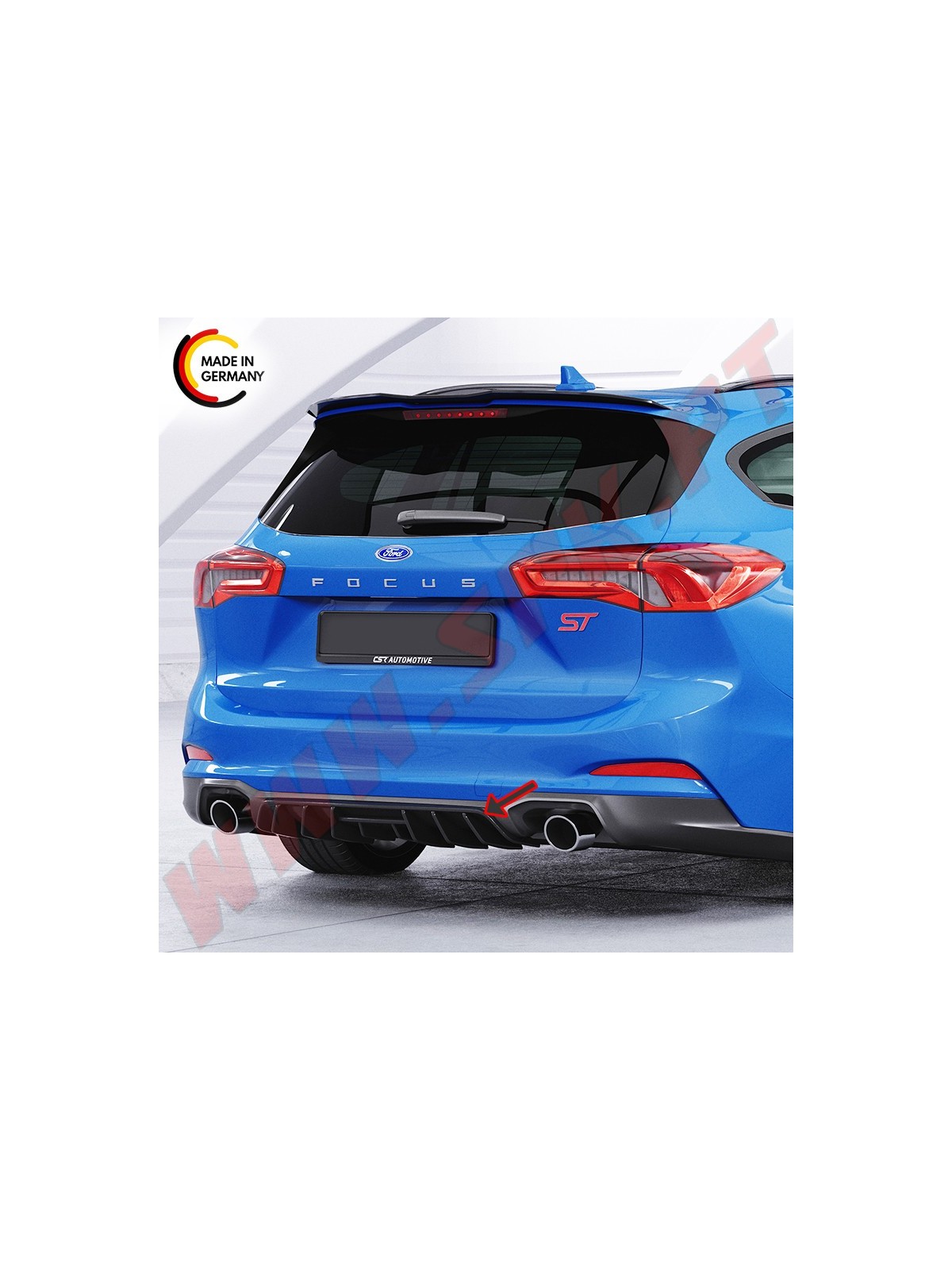 Difusor Traseiro Ford Focus MK4 Turnier ST / ST-LINE (2019-)