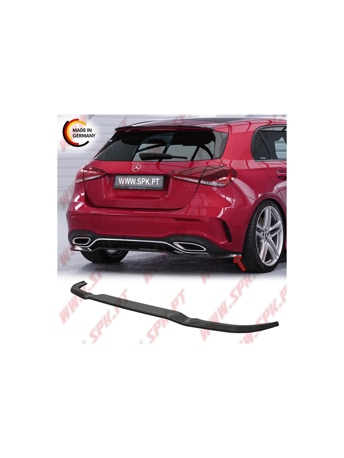 Difusor Traseiro Mercedes W177 AMG-LINE (2018-) Difusor Traseiro Mercedes W177 AMG-LINE (2018-)
