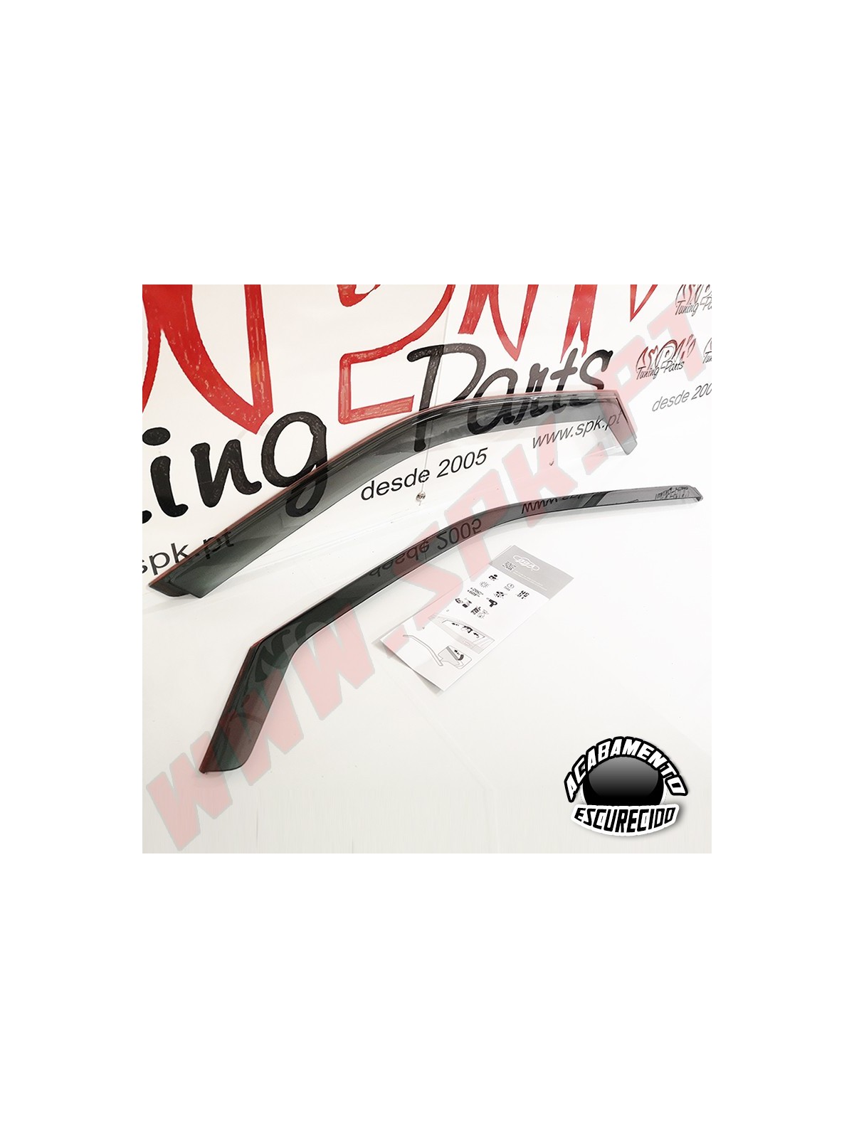 Chuventos DGA Smoke - Seat Ibiza 6J - 3 Portas (2008-2017)