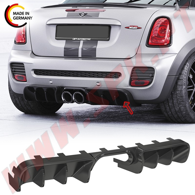 Difusor Traseiro Mini Cooper JCW Coupe R58 / R59 (2011-2015) Difusor Traseiro Mini Cooper JCW Coupe R58 / R59 (2011-2015)