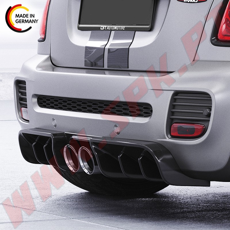Difusor Traseiro Mini Cooper JCW Coupe R58 / R59 (2011-2015) Difusor Traseiro Mini Cooper JCW Coupe R58 / R59 (2011-2015)