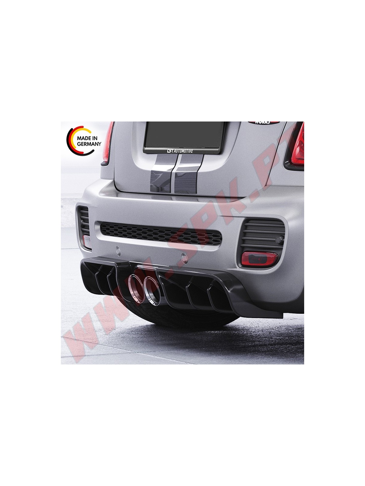 Difusor Traseiro Mini Cooper JCW Coupe R58 / R59 (2011-2015) Difusor Traseiro Mini Cooper JCW Coupe R58 / R59 (2011-2015)