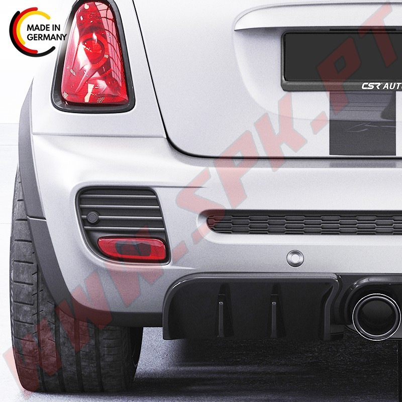 Difusor Traseiro Mini Cooper JCW Coupe R58 / R59 (2011-2015) Difusor Traseiro Mini Cooper JCW Coupe R58 / R59 (2011-2015)