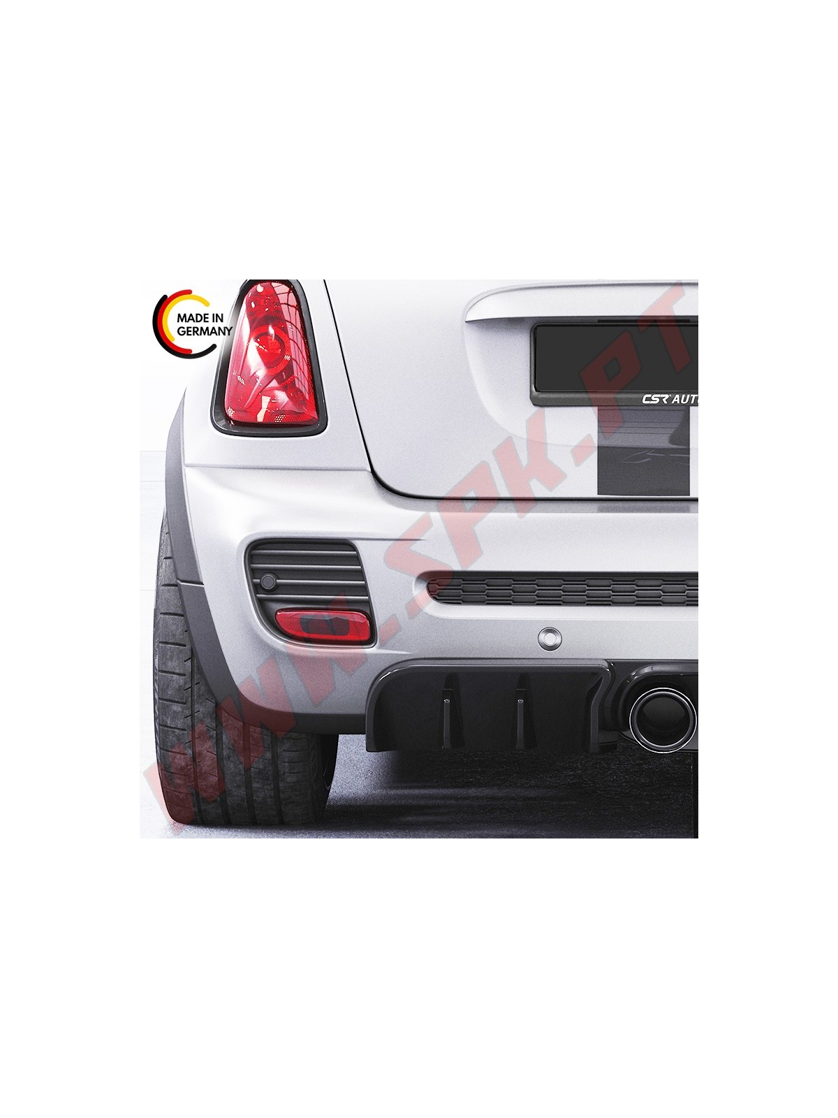Difusor Traseiro Mini Cooper JCW Coupe R58 / R59 (2011-2015) Difusor Traseiro Mini Cooper JCW Coupe R58 / R59 (2011-2015)