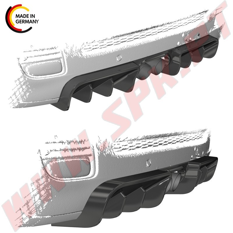 Difusor Traseiro Mini Cooper JCW Coupe R58 / R59 (2011-2015) Difusor Traseiro Mini Cooper JCW Coupe R58 / R59 (2011-2015)