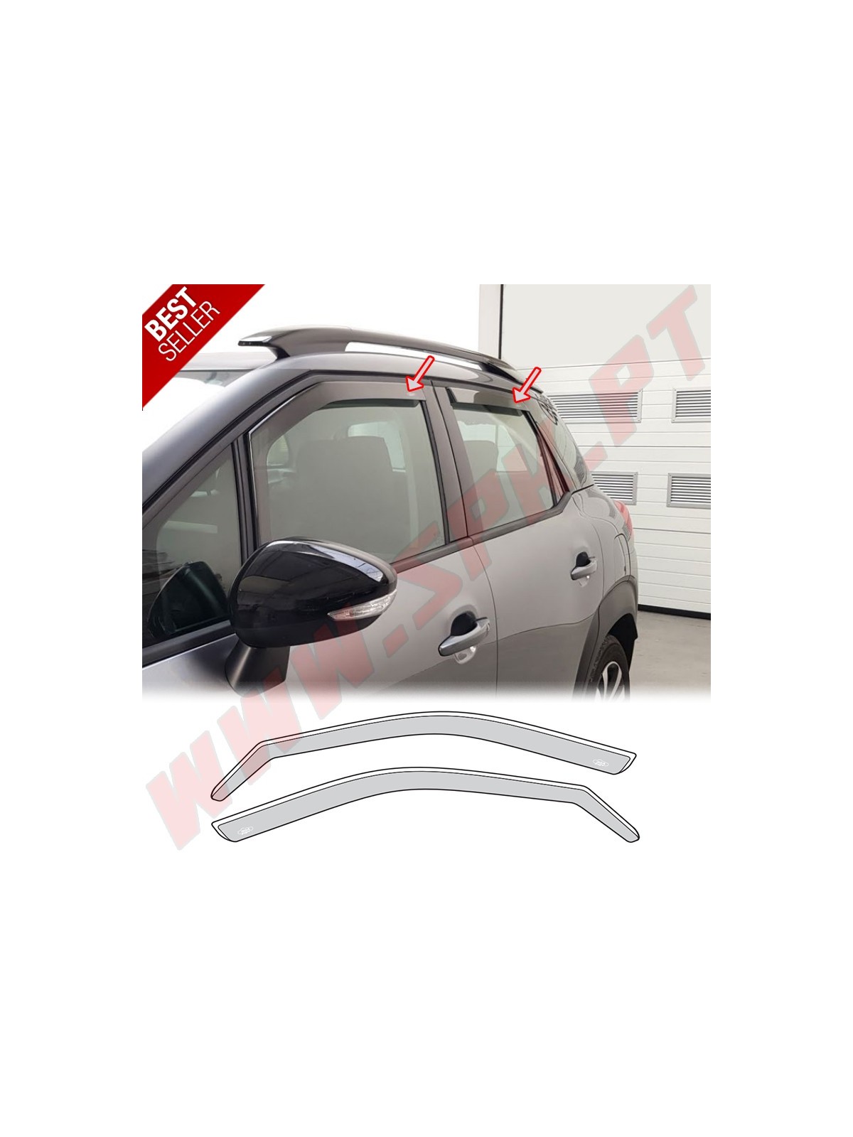Pack 4 Chuventos DGA Smoke - Seat Leon 5F Hatchback (2012-2020) Pack 4 Chuventos DGA Smoke - Seat Leon 5F Hatchback (2012-2020)