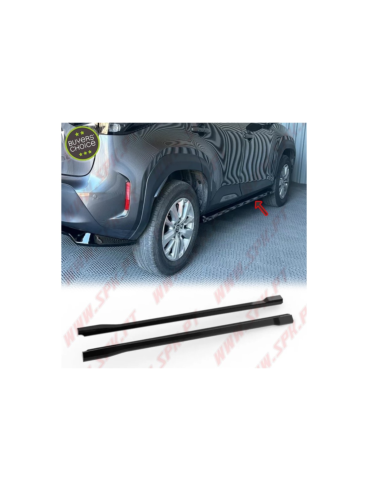 Extensão de Embaladeiras - Toyota Yaris Cross (2020-) Extensão de Embaladeiras - Toyota Yaris Cross (2020-)