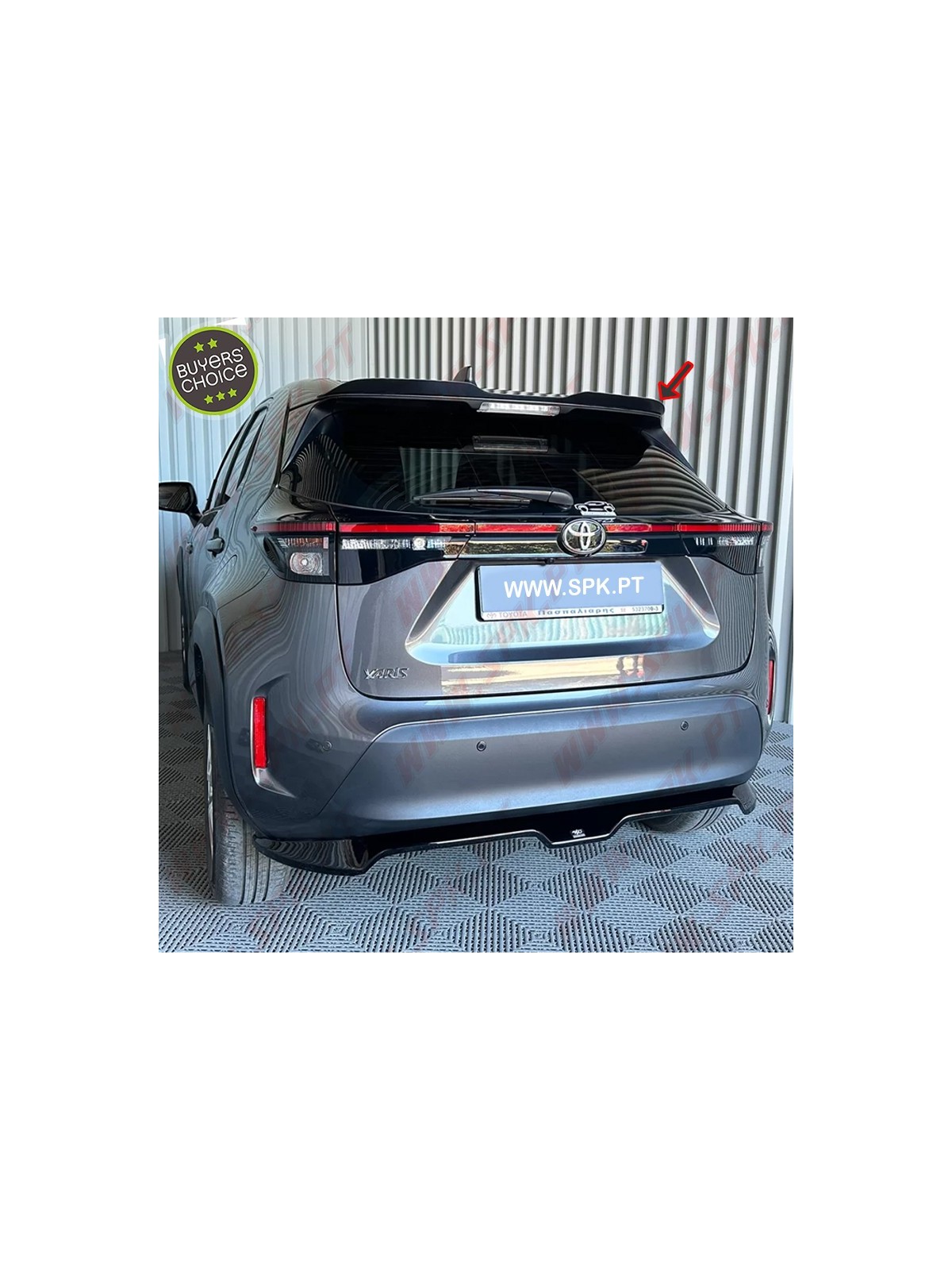 Extensão de Aileron Toyota Yaris Cross (2020-)