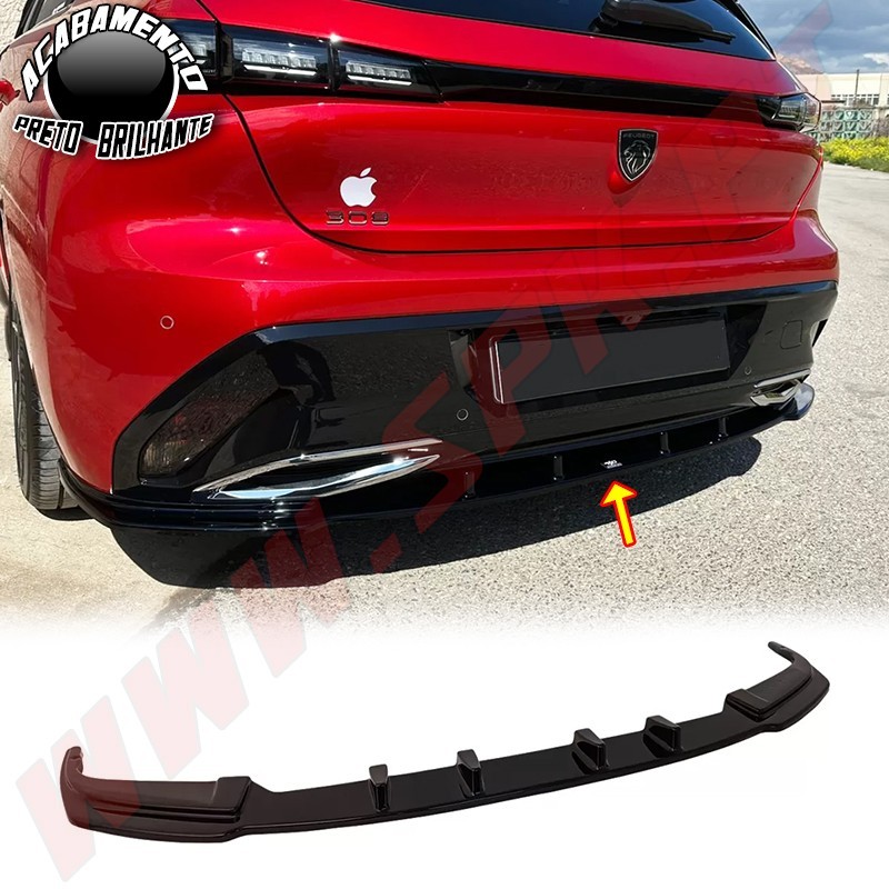Difusor Traseiro - Peugeot 308 MK3 (2021-) Difusor Traseiro - Peugeot 308 MK3 (2021-)