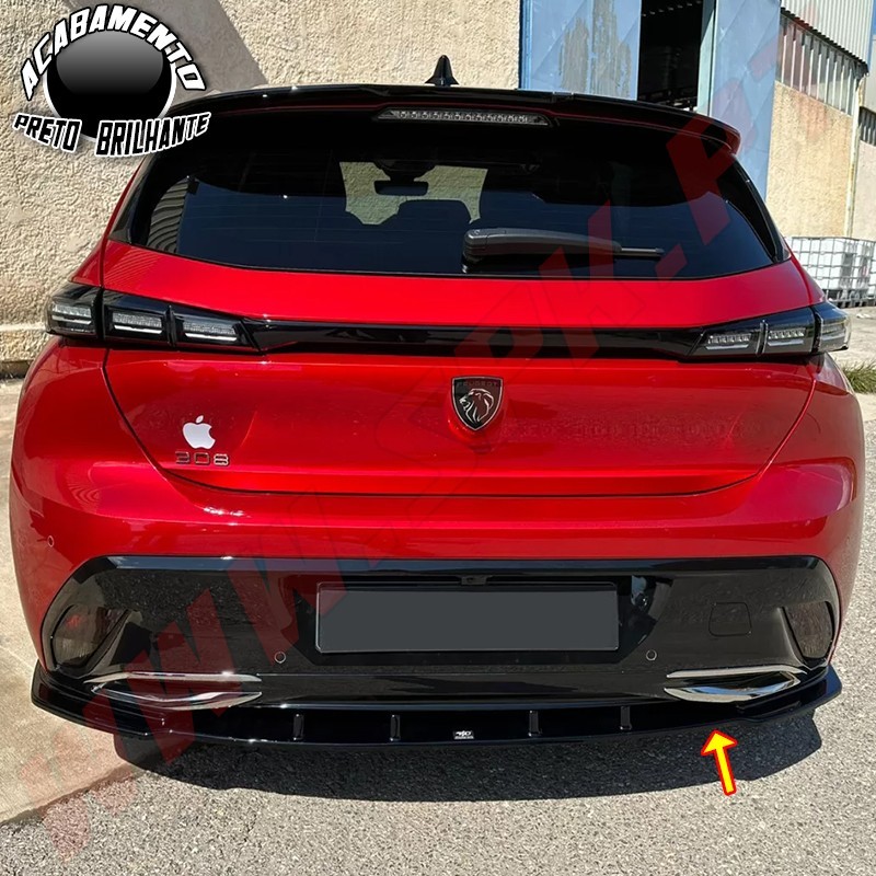 Difusor Traseiro - Peugeot 308 MK3 (2021-) Difusor Traseiro - Peugeot 308 MK3 (2021-)