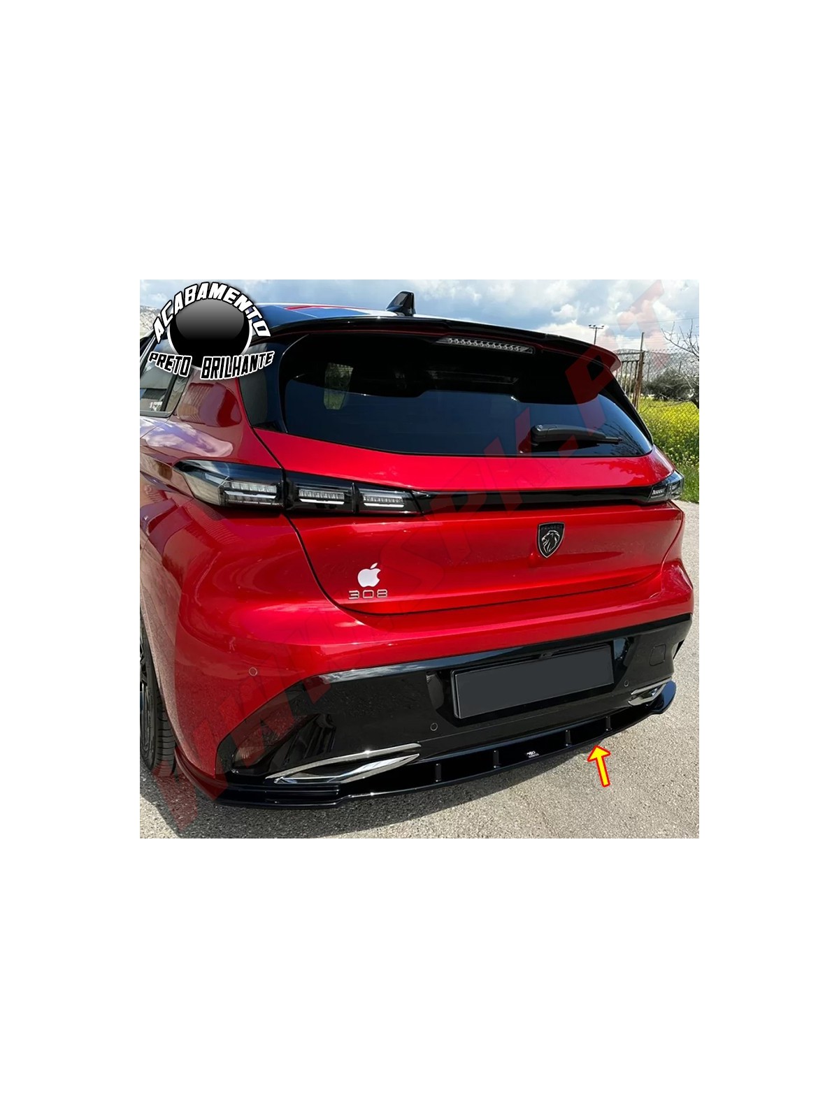 Difusor Traseiro - Peugeot 308 MK3 (2021-) Difusor Traseiro - Peugeot 308 MK3 (2021-)