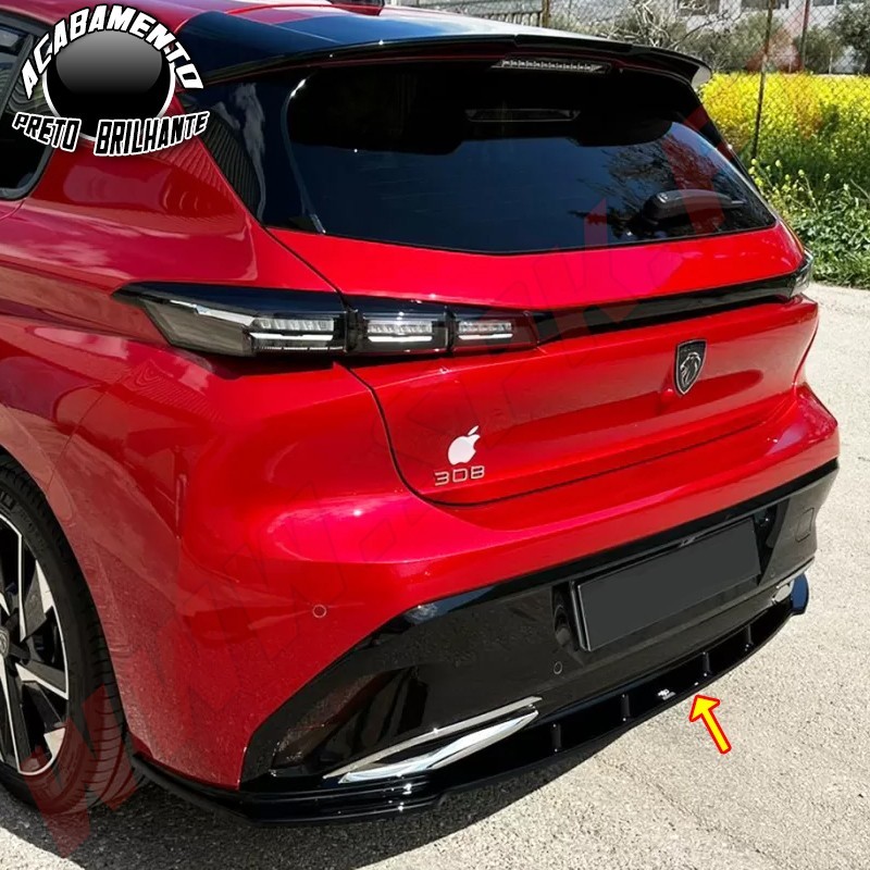 Difusor Traseiro - Peugeot 308 MK3 (2021-) Difusor Traseiro - Peugeot 308 MK3 (2021-)