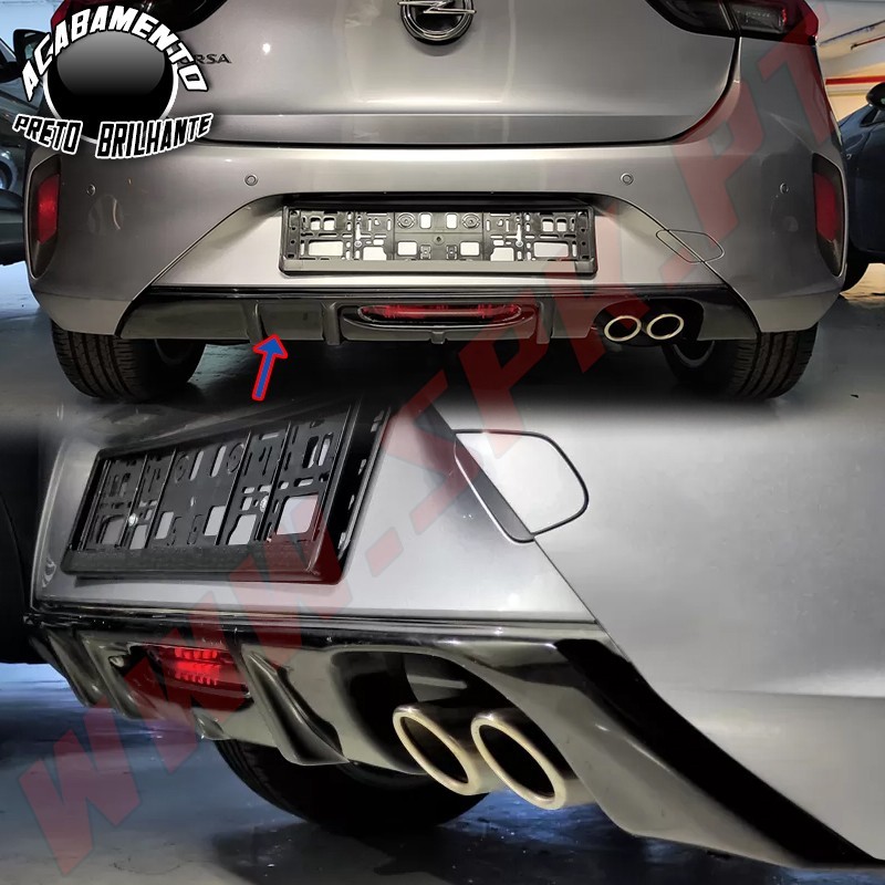 Difusor Traseiro - Opel Corsa F - GS-Line (2019-) Difusor Traseiro - Opel Corsa F - GS-Line (2019-)