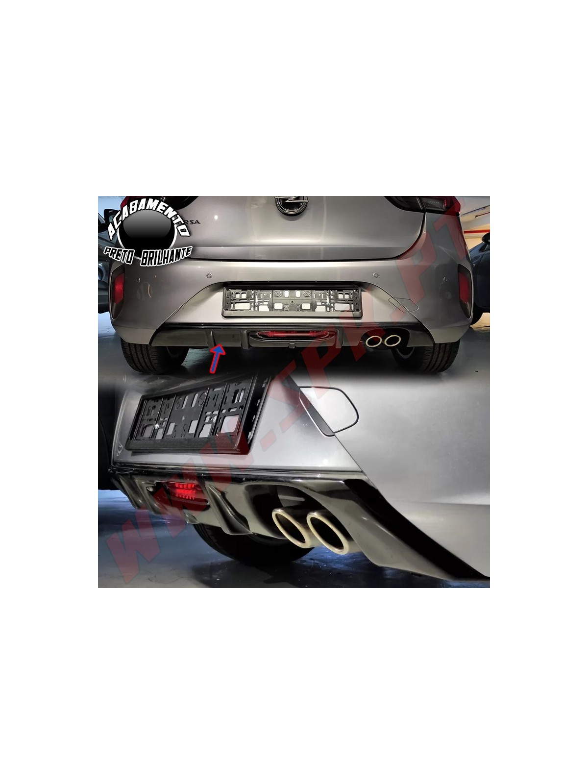 Difusor Traseiro - Opel Corsa F - GS-Line (2019-) Difusor Traseiro - Opel Corsa F - GS-Line (2019-)